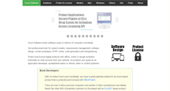 Desktop Screenshot of excelsoftware.com